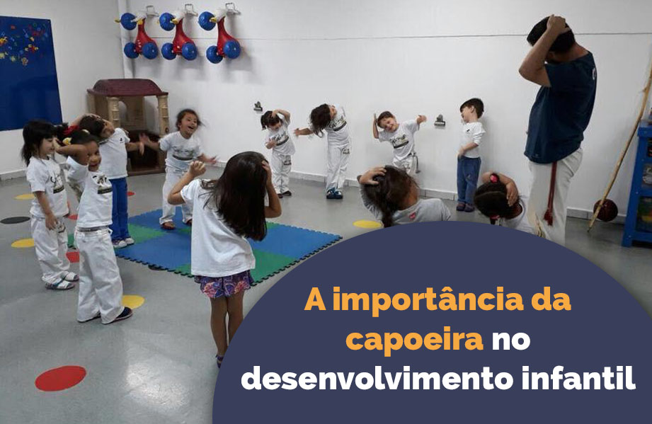 Escola Santa Mônica - 🤸‍♂️A Capoeira na educação infantil promove não  apenas o aprendizado do jogo como trabalha música, ritmo e o cantar.  👉Quando jogam capoeira, as crianças estão aprendendo esperar sua
